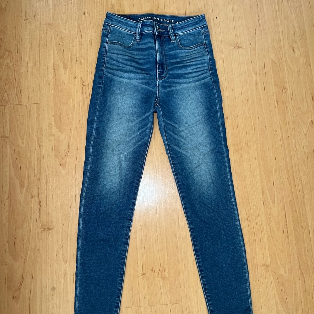 American Eagle super hi-rise jegging